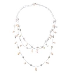 Ibiza Mega ketting schelp 111608 Wit