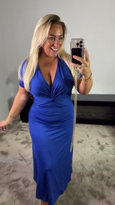Mommy dress extra stretch Donkerblauw