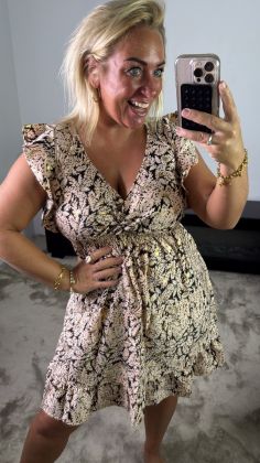 STUNTDRESS Schoolplein jurkje a125-8 Roze