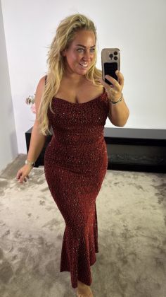 Xtra stretch dress 3956 Rood