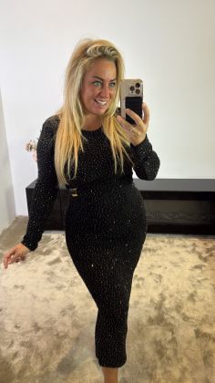 Xtra stretch dress 641338 Zwart