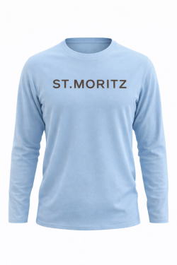 St Mortitz shirt Blauw