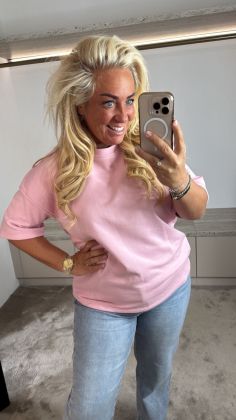 Jogger top a-5103 Roze