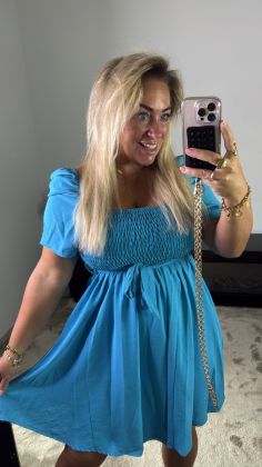 dress 8356 Blauw