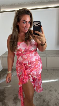 a-8649-dress Fuchsia