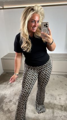 Mommy xtra stretch flair broek Zwart