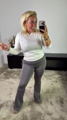 Mommy PREGGY proof Grijs