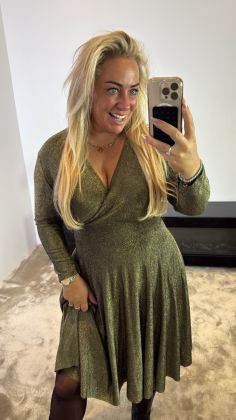 Xtra stretch dress 488335 Goud