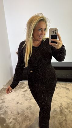 Xtra stretch dress 641338 Bruin