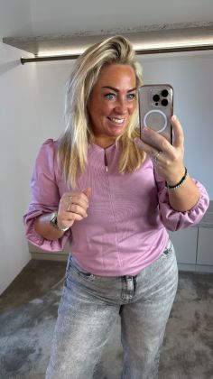 Lente top a-6511 Roze