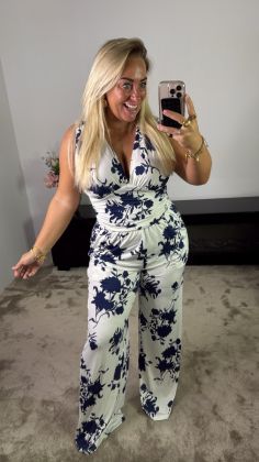 Mommy Jumpsuit Blauw