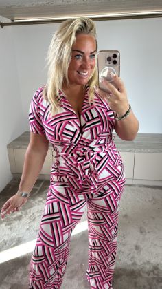 Mommy xtra stretch jumpsuit Roze
