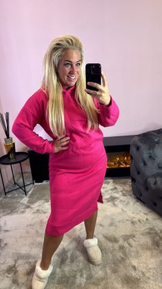 oversized hoody 2998 one size Pink
