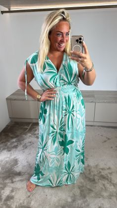 GLITTER Magic jurk Groen