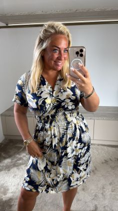 Magic dress Marineblauw