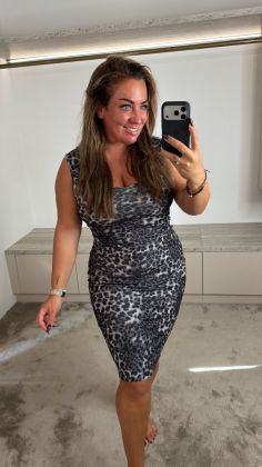 dress 8580 Zwart