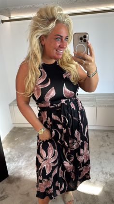 Maffia stretch dress hs10508 Zwart