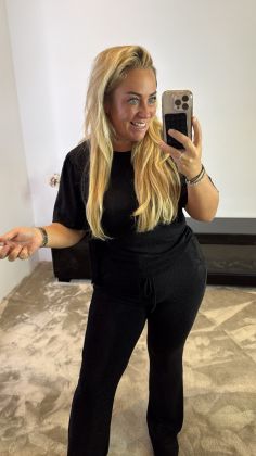 Sparkle mega stretch set 038352 Zwart