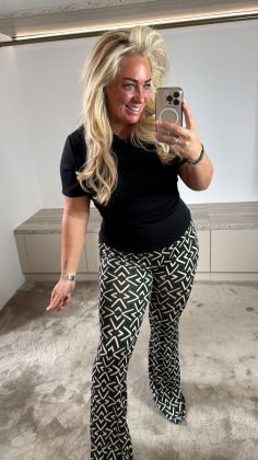 Mommy xtra stretch flair broek Groen