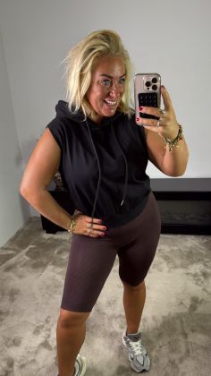 Stretch bikershort xtra push Bruin