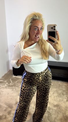 Mommy extra stretchy top Wit