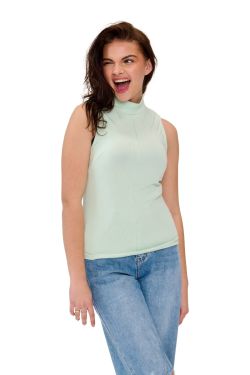 Top 8592 100% cotton stretch Mintgroen
