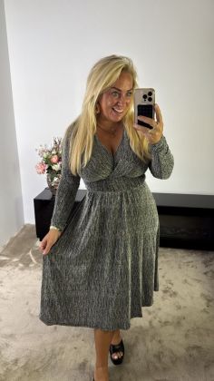 kerstjurk pareltje stretch hs8910