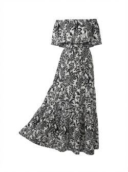 mommy extra stretch dress 44239 Zwart-Wit