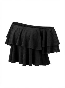 Vlinder top 10689 Zwart