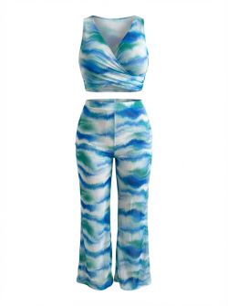 xtra stretch Bonaire 2 piece 8633 Blauw
