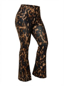 Mega stretch broek 6154 big Luipaard