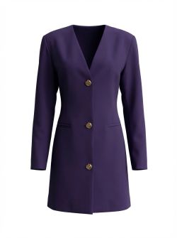 Blazer jurk A-95194 Paars