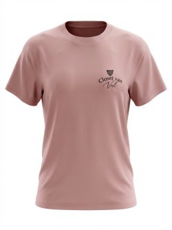 CVV Tshirt Roze Zwart