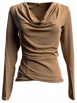 Mommy extra stretchy top Camel