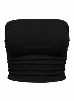 Extra stretch top r764 Zwart