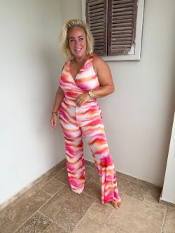 xtra stretch Bonaire 2 piece 8633 Oranje