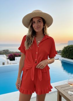 2piece miami 90210 rood 