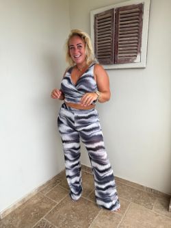 xtra stretch Bonaire 2 piece 8633 Zwart