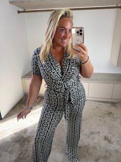 Mommy xtra stretch jumpsuit Zwart