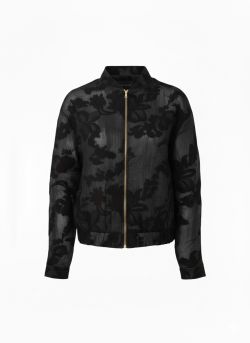 Bomber lente jasje A-9888 Zwart