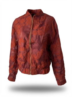 Bomber lente jasje A-9888 Bordeauxrood