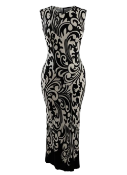 Xtra stretch jurk Zwart