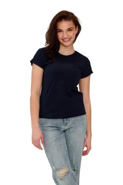 basic tshirt m30209 Marineblauw