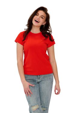 basic tshirt m30209 Rood