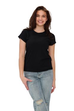 basic tshirt m30209 Zwart