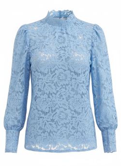 Kiki Lace top Lichtblauw