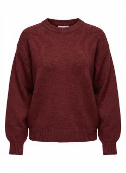 Comfy trui xtra stretch Bordeauxrood