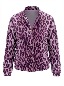 Panter bomber jasje Paars