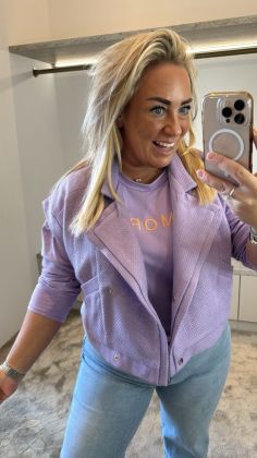 St Mortitz shirt Paars