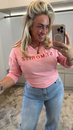 St Mortitz shirt Lichtroze